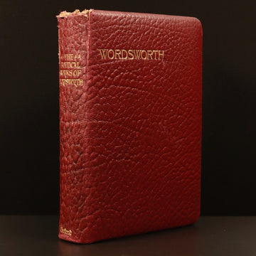 1928 The Poetical Works Of Wordsworth Antique Poetry Book Editor T. Hutchinson