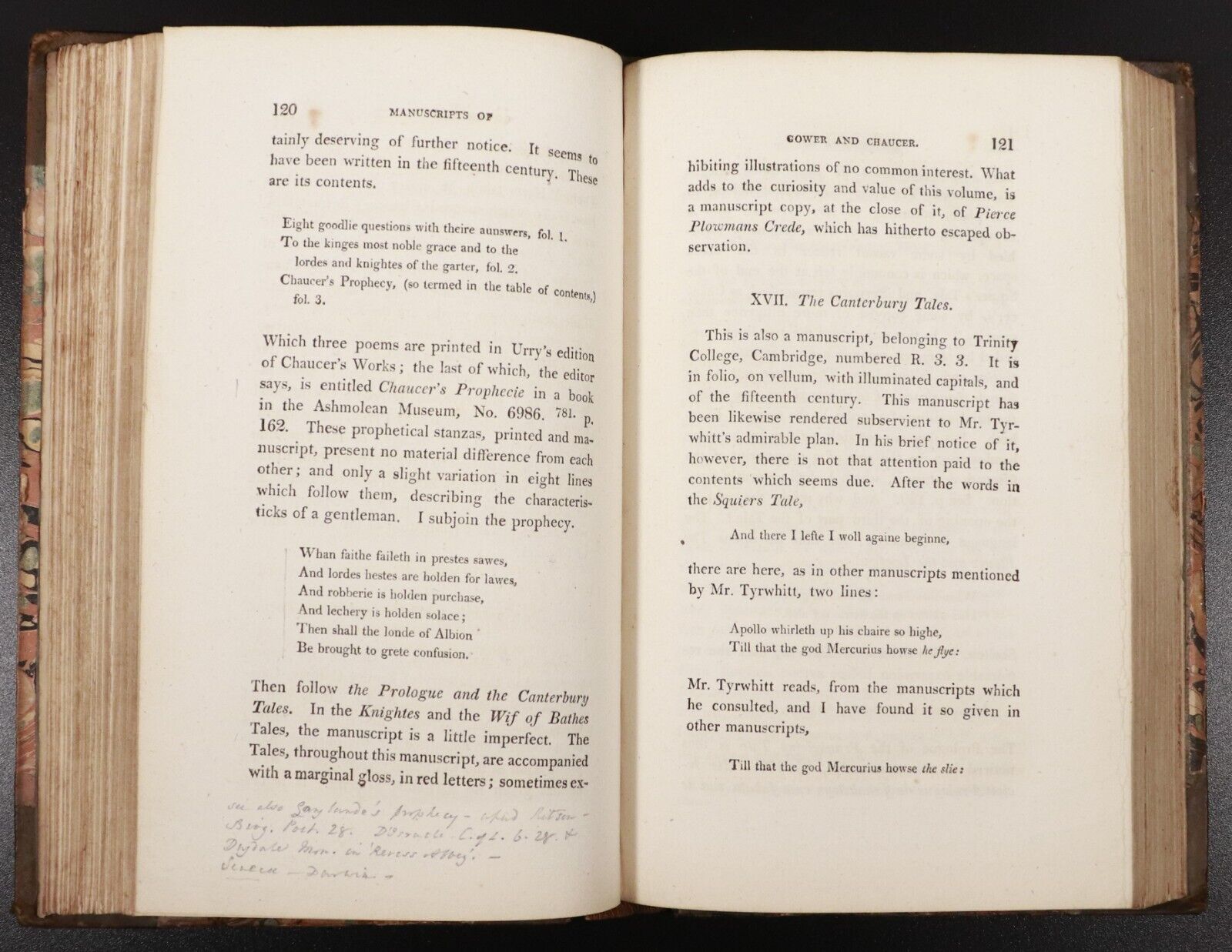 1810 Illustrations Of Gower & Chaucer Antiquarian British Literature Book H Todd