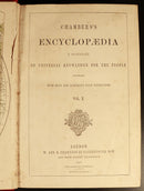 c1868 3vol Chambers's Encyclopaedia Antiquarian Reference Books Maps Australia-18
