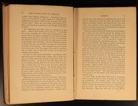 1882 First Twenty Years Of Australia Antiquarian Australian History Book Bonwick