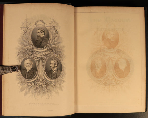 1890 The Casquet Of Literature by Charles Gibbon 6vol Antique History Book Set