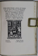 1920 Home: A Book Of Poems by W.W. Gibson Ltd 1st Edition Literature Book-6