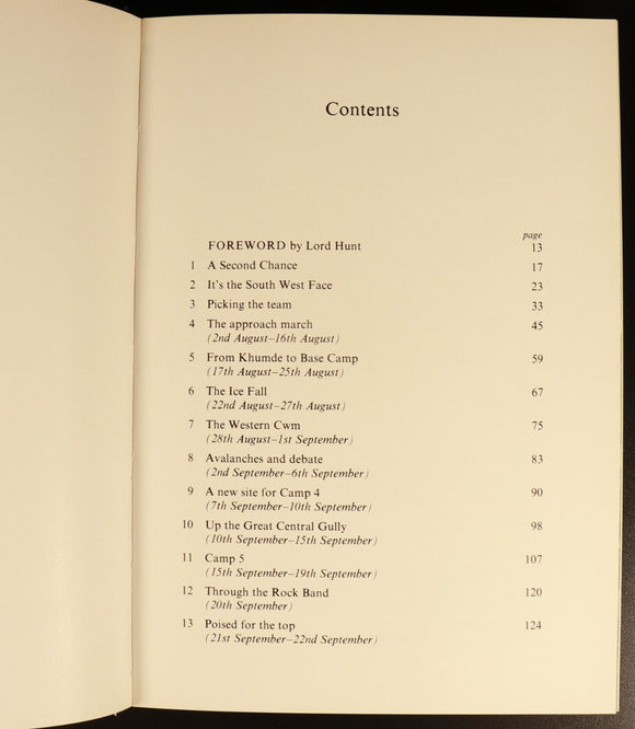 1976 Everest: The Hard Way by Chris Bonington Illustrated Mountaineering Book