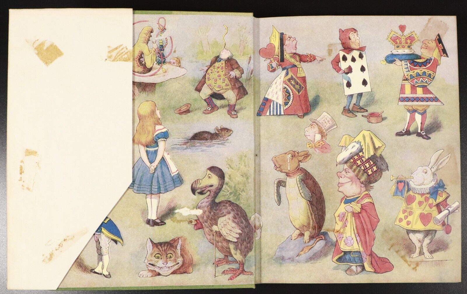 1957 Alice's Adventures In Wonderland L. Carroll Vintage Fiction Book J. Tenniel