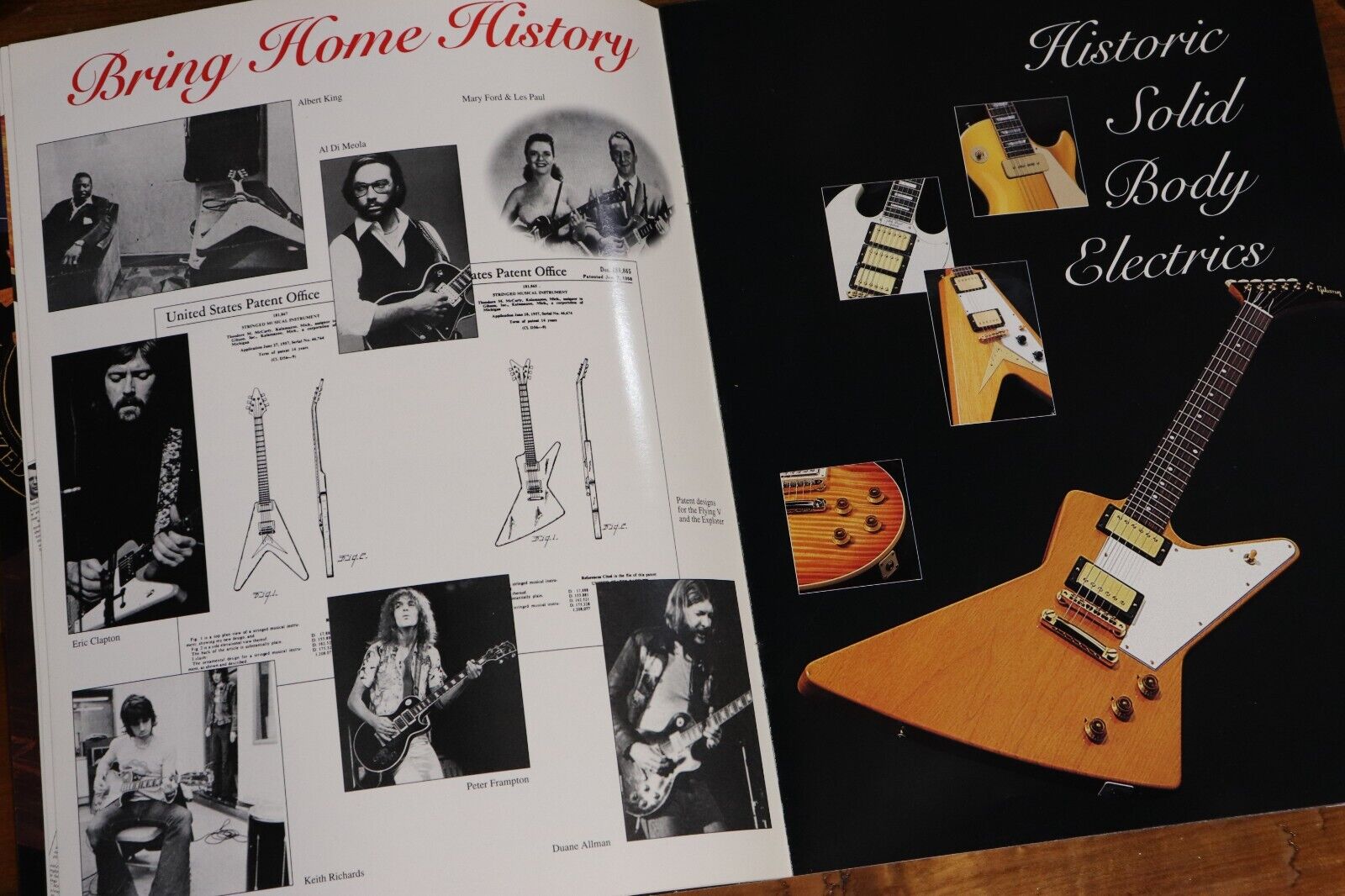 1994 The Historic Collection Gibson Guitars Les Paul American Guitar Brochure