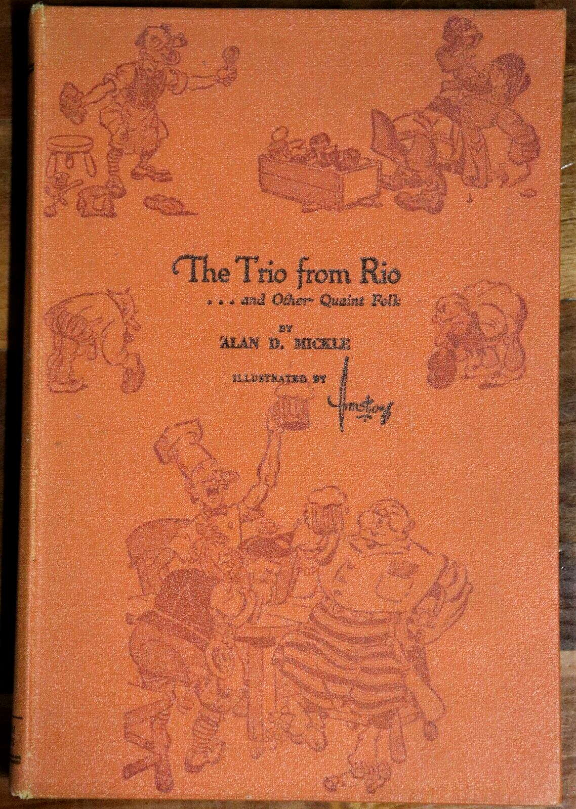 1942 The Trio From Rio by A. Mickle 1st Edition Antique Australian Fiction Book