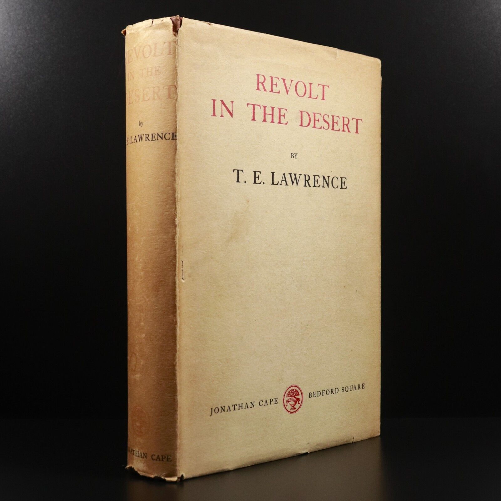 1927 Revolt In The Desert by T.E. Lawrence Antique Military History Book 1st Ed