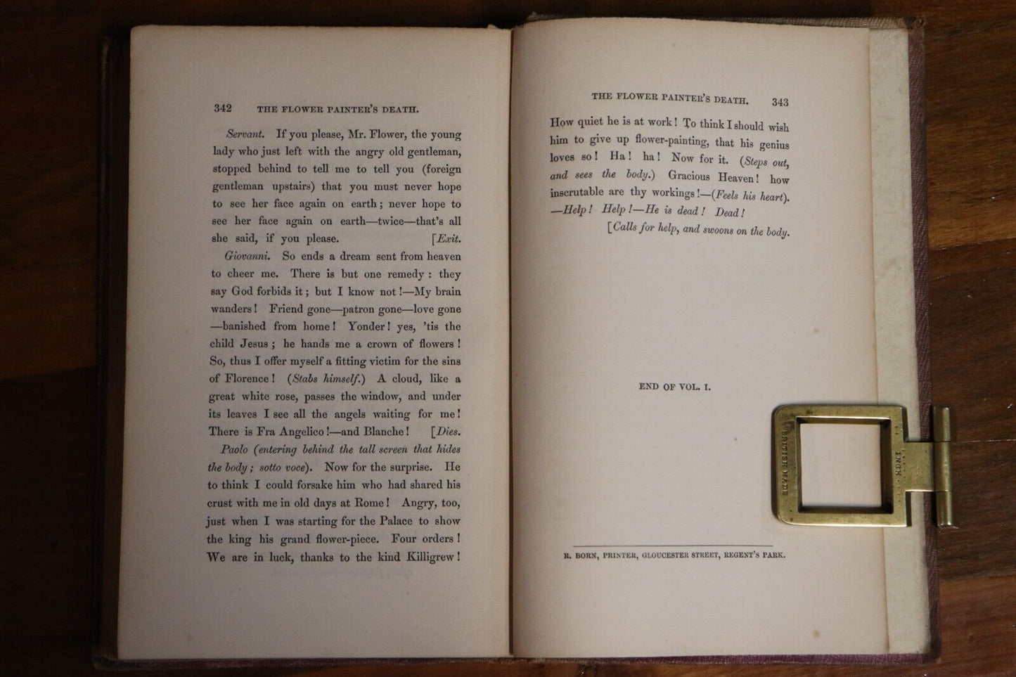 1861 British Artists From Hogarth To Turner by Walter Thornbury Antique Art Book