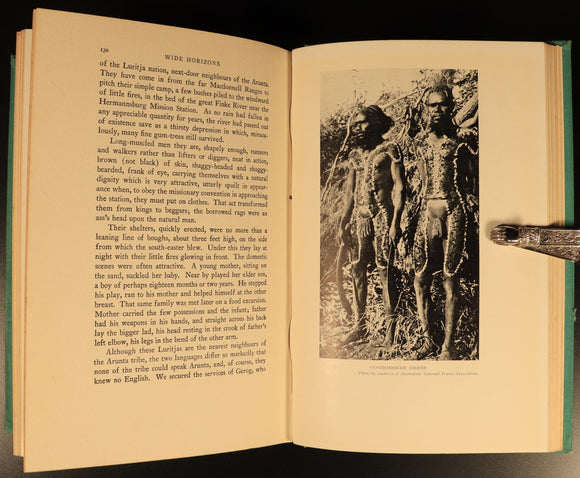 1937 Wide Horizons Wanderings In Central Australia Antique History Book