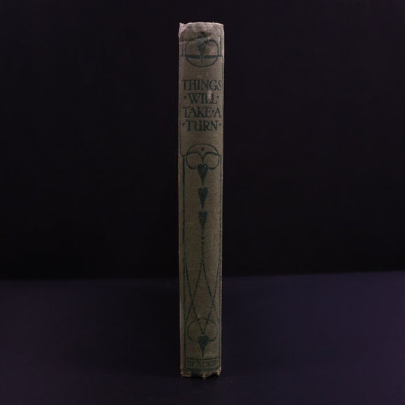 c1930 Things Will Take A Turn Beatrice Harraden Antique British Fiction Book