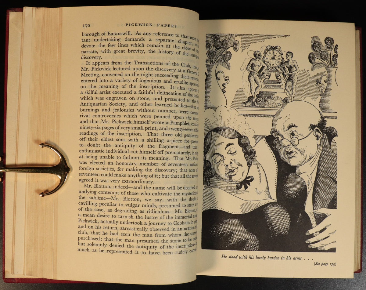 c1900 4vol Charles Dickens Library Antique Fiction Book Collection Bul ...