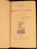 c1915 Oeuvres De Alphonse Daudet Antiquarian French Fiction Book Le Petit Chose-6