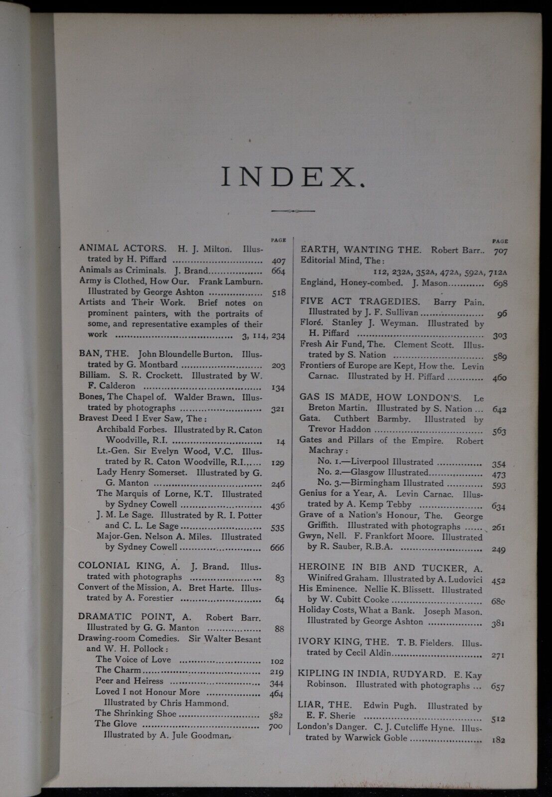 1896 Pearson's Magazine: Rudyard Kipling Antique British History & Fiction Book