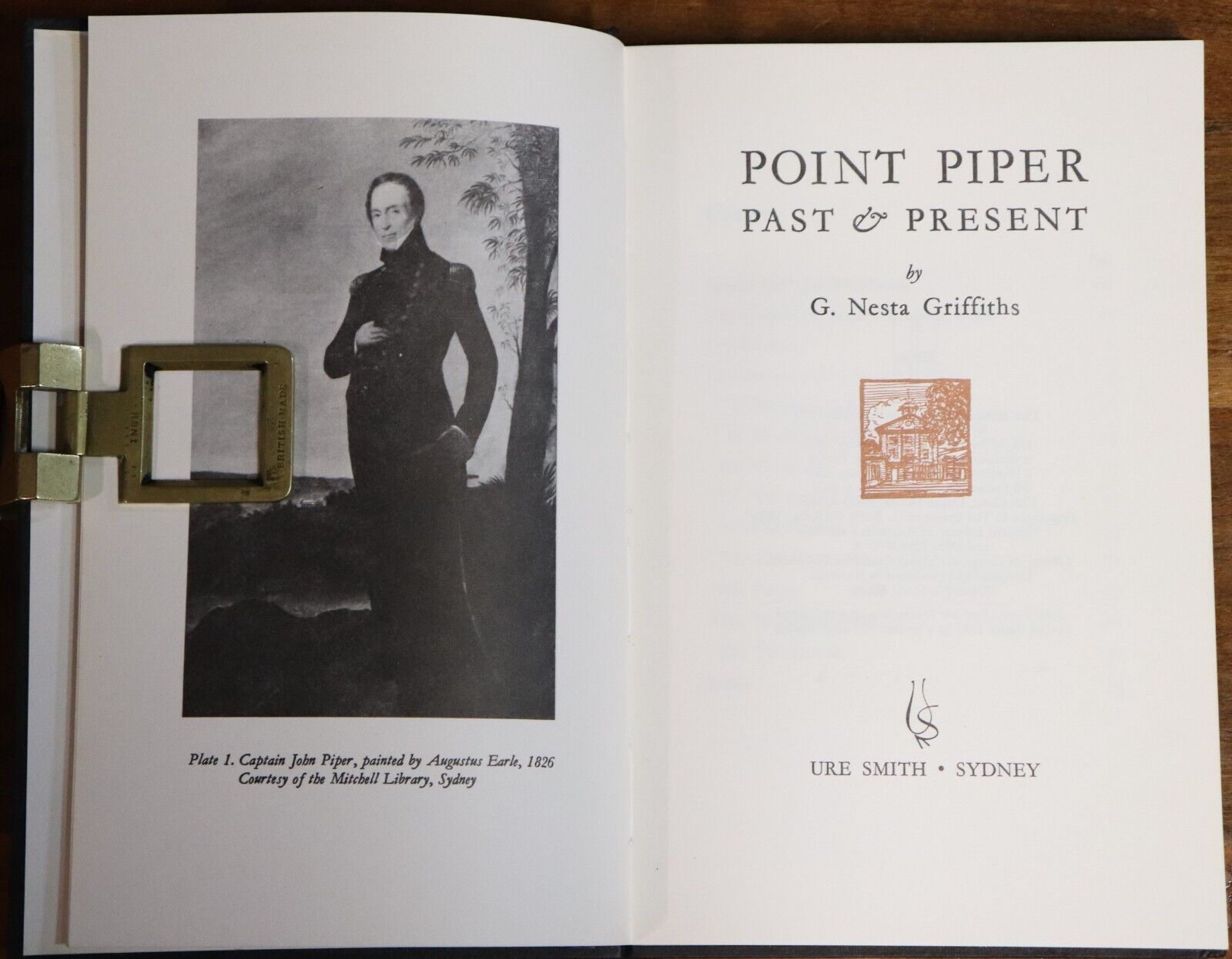 Point Piper Past & Present by G Nesta Griffiths - 1970 - Australian History Book