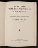 1907 Selections From The Writings Of John Ruskin Antique Art History Book-4