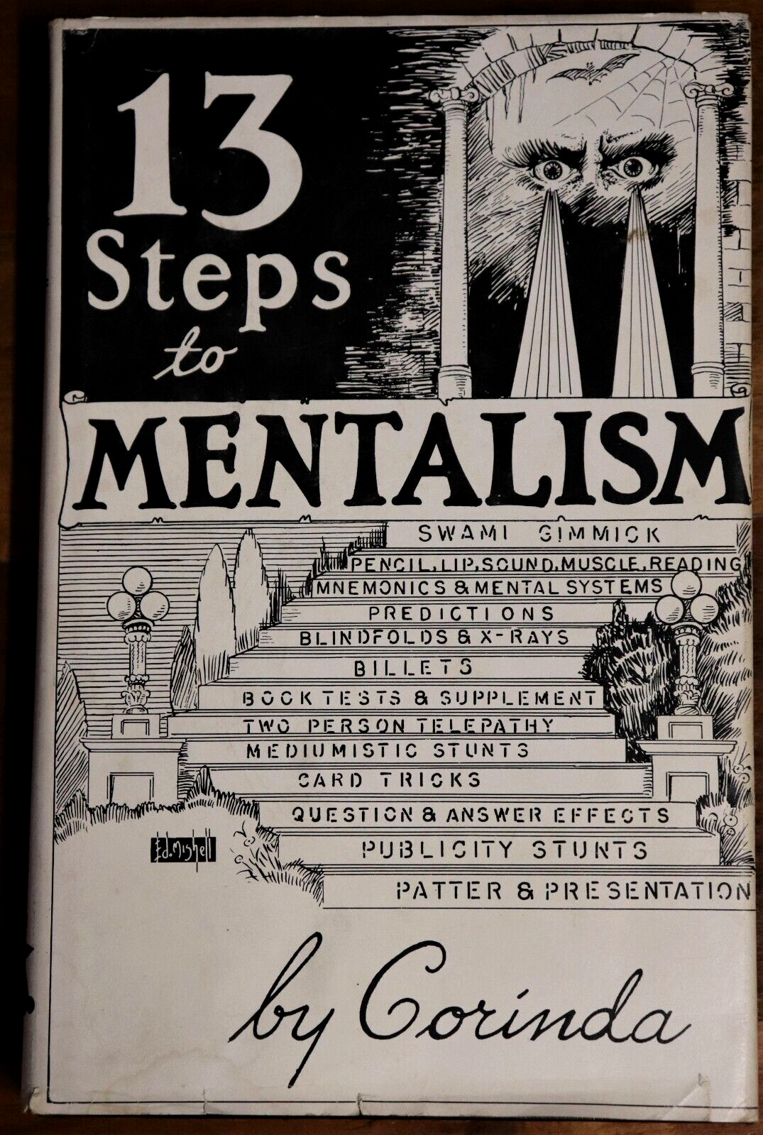 1968 13 Steps To Mentalism 1st Edition Psychic Phenomena & Magic Book Occult