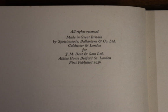 1936 English Panorama by Thomas Sharp Antique British History Architecture Book