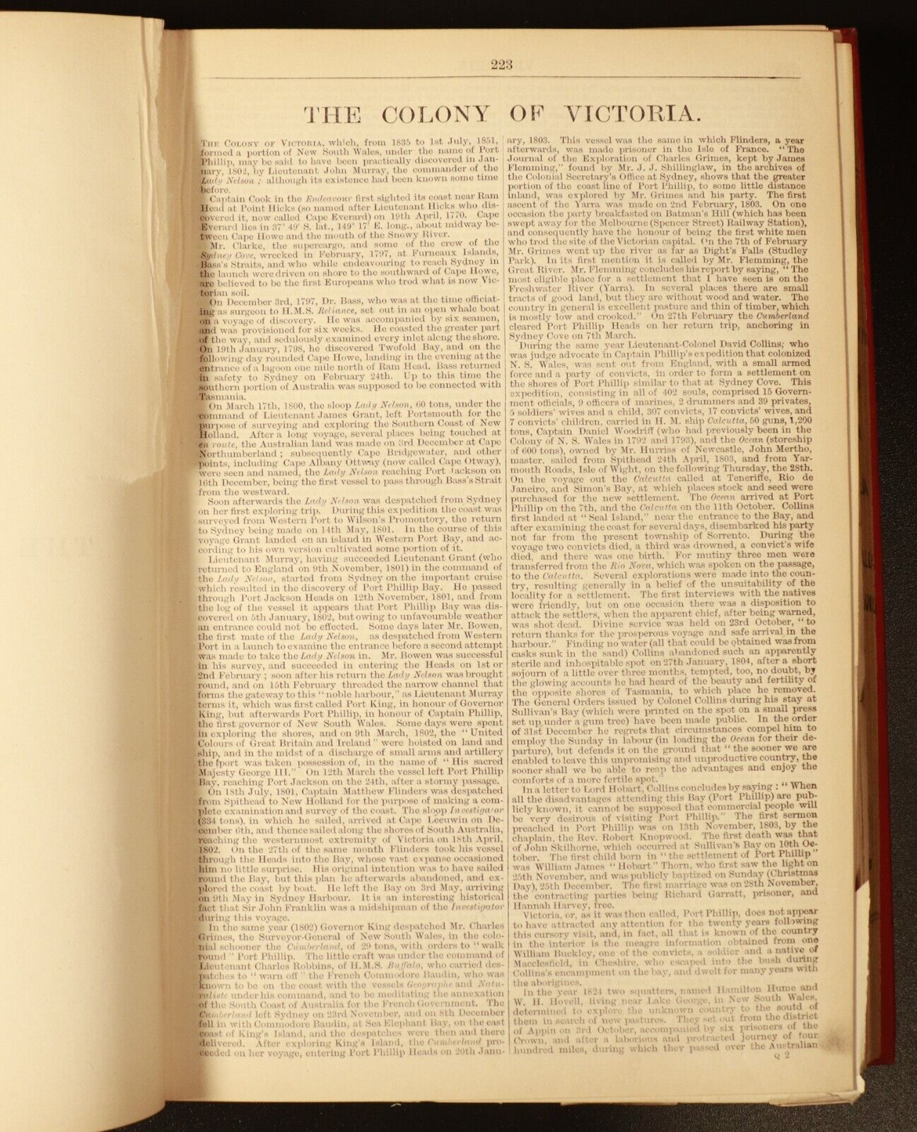 1892 Australian Handbook Directory Business Guide Colonial History Book