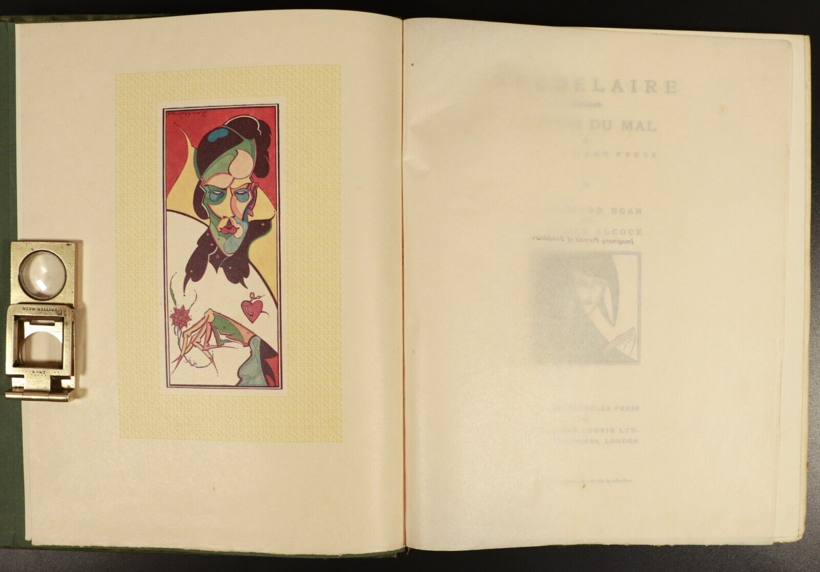 1929 Baudelaire: Fleurs Du Mal Beresford Egan Antique Poetry & Art Book Ltd Ed.