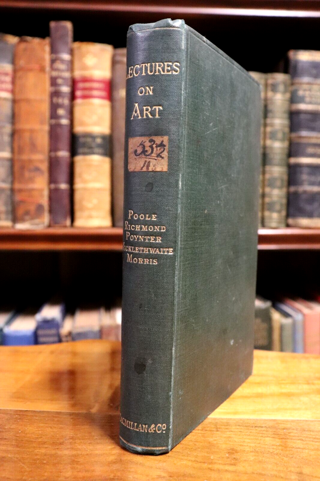 1882 Lectures On Art by Reginald Poole Antique Art & Architecture History Book