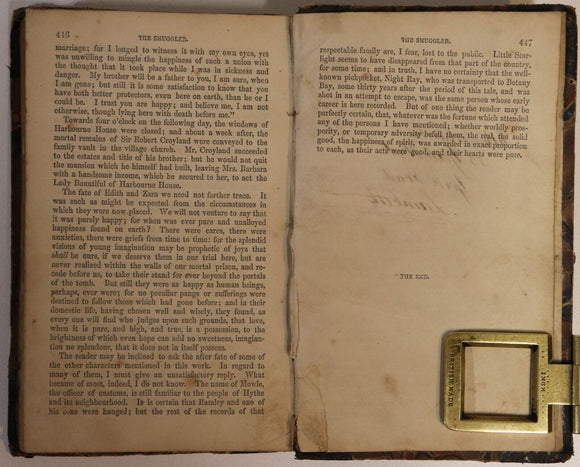 1852 The Smuggler by G.P.R. James Antique British Crime Fiction Book Literature