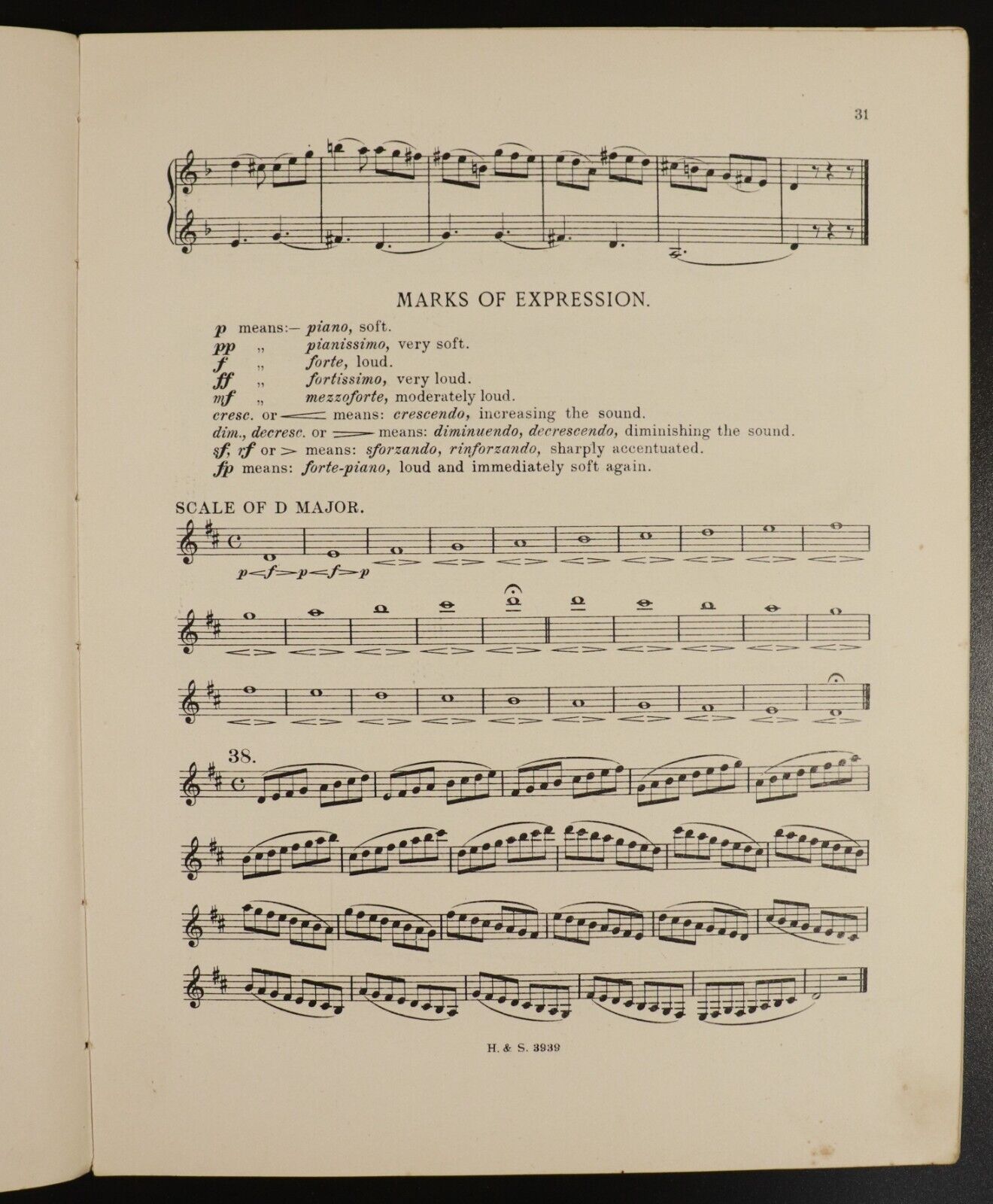 c1895 Practical Tutor For The Clarinet Antique Classical Music Reference Book