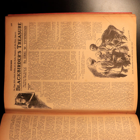 Chums 1922 Illustrated Paper For Boys Antique Illustrated British Childrens Book