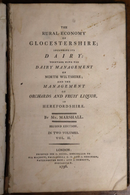 1796 The Rural Economy of Glocestershire Antiquarian British History Book-2