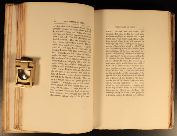 1892 Toilers Of The Field by Richard Jefferies Antique History Book Ltd Edition