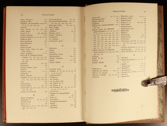 1902 Im Kampf um Sud-Afrika Paul Kruger Antique World History Book In German 1st