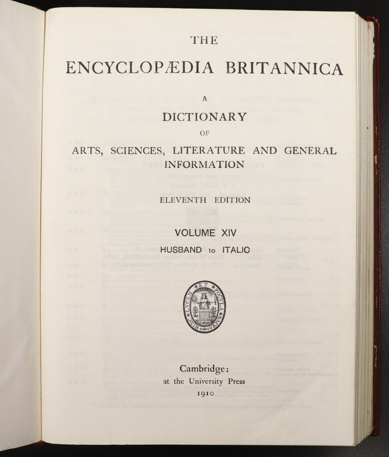 1910 4vol Encyclopaedia Britannica 11th Edition Antique Reference Books Maps