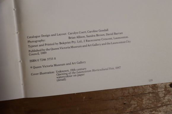 1989 Launceston: A Pictorial History Tasmania Australia History Book