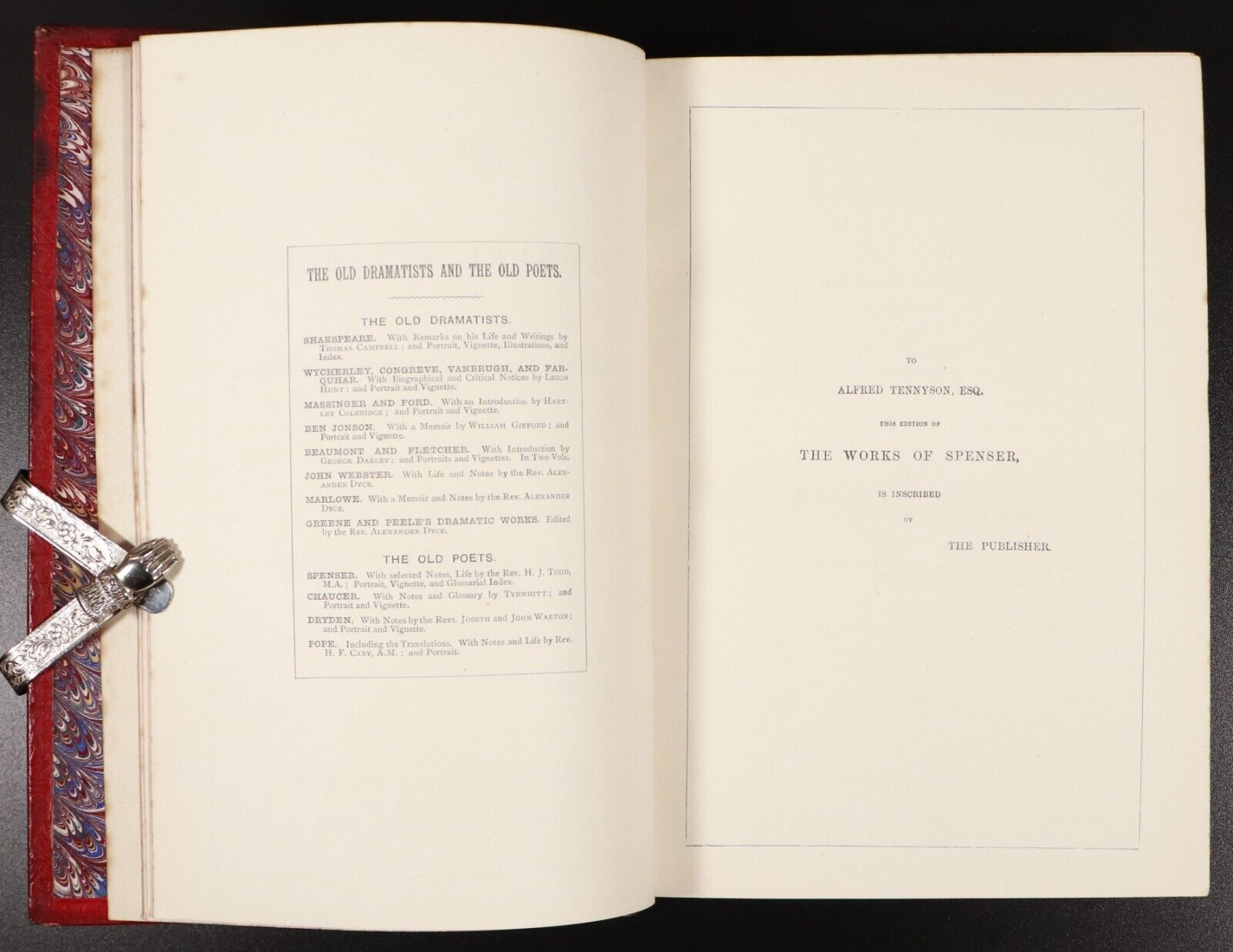 c1890 The Works Of Edmund Spenser The Faery Queene Antique British Poetry Book