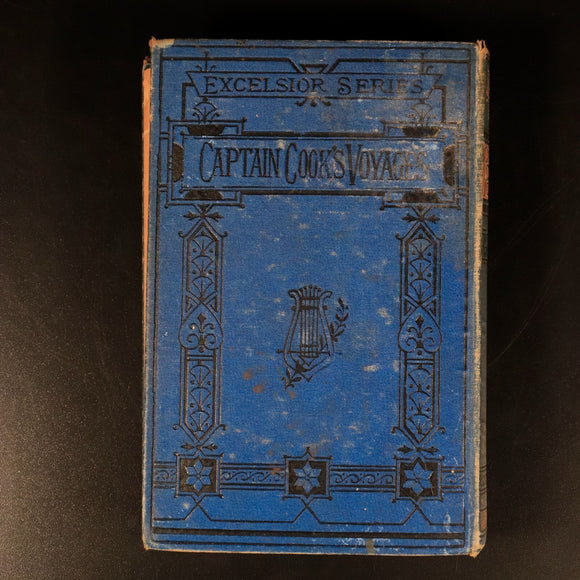 1882 Captain Cooks Three Voyages Round The World Antique Exploration Book