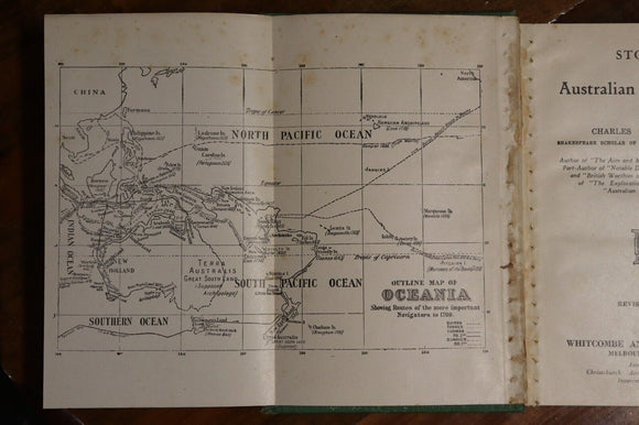 1941 Australia & NZ: Discovery & Exploration by CR Long Australian History Book