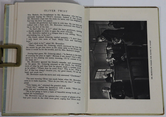 c1948 Charles Dickens' Oliver Twist by R. Thorndike Illustrated Movie Book