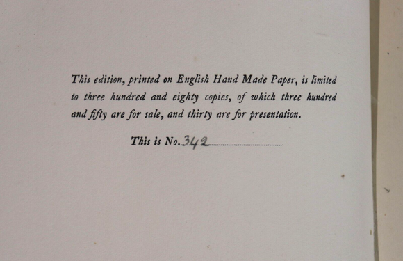 1923 Hassan: A Play In Five Acts by J.E. Flecker Ltd. Ed. Antique Book