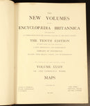 1903 The Encyclopaedia Britannica Vol XXXIV MAPS Antique Reference Book 10th Ed-6