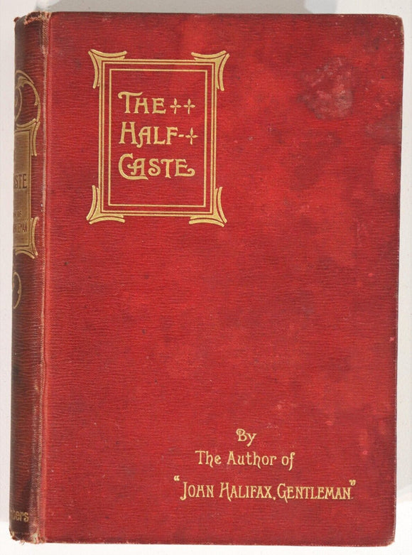 1897 The Half-Caste: Governess's Tale by Dinah Craik Antique Fiction Book