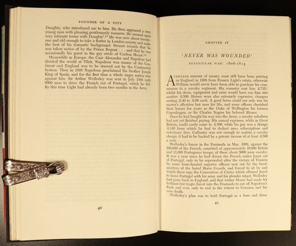 1960 Founder Of A City by Geoffrey Dutton South Australian Adelaide History Book