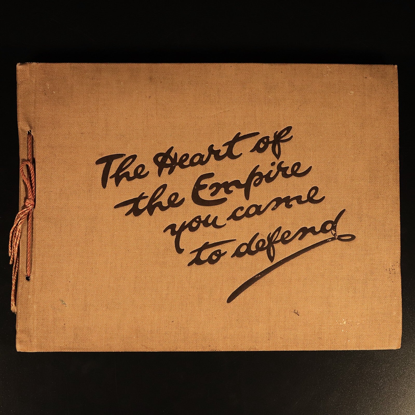 c1916 Heart Of Empire You Came To Defend Antique British Military Book WW1