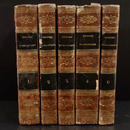 1827 5vol Abrege De L'Histoire D'Angleterre Antiquarian History Of England Books-1