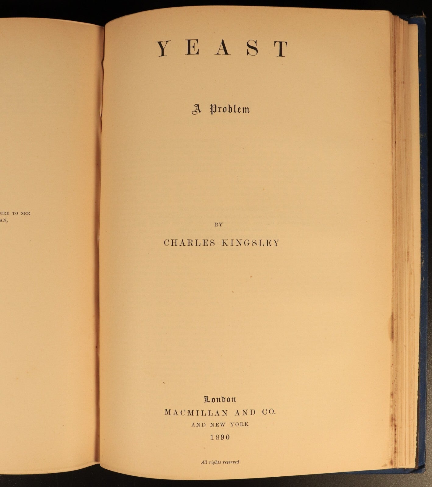 1890 Charles Kingsley Westward Ho! Hypatia Yeast etc Antique Fiction Books