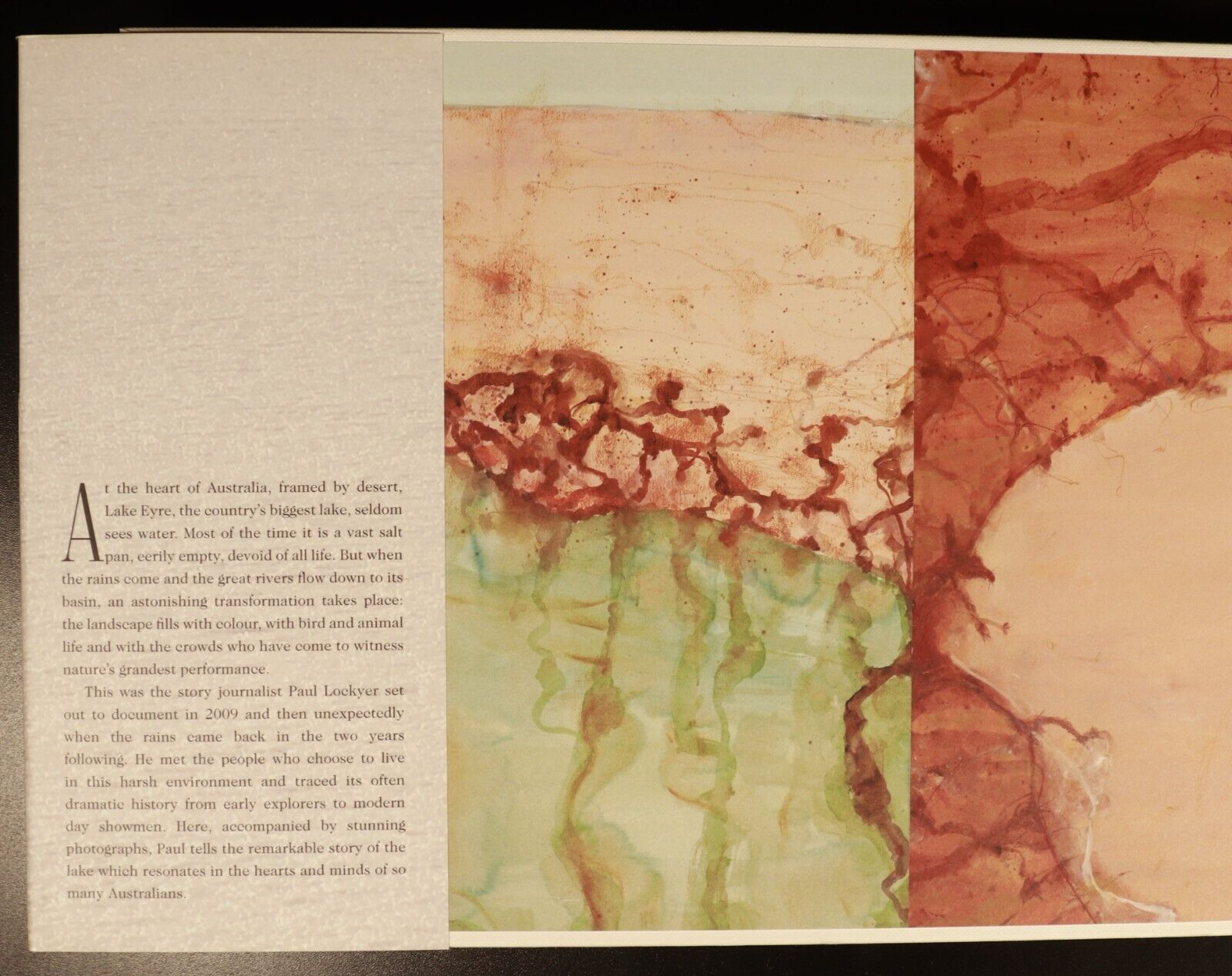 2011 Lake Eyre Heart Of The Continent by Paul Lockyer Australian History Book