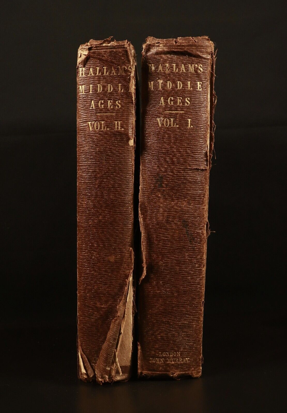 1853 2vol State Of Europe During Middle Ages Antiquarian History Books H. Hallam