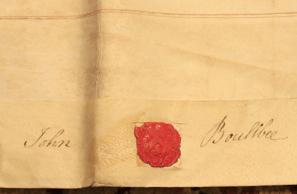 1789 Indenture Conveyance English Legal Document Manuscript Vellum Lease