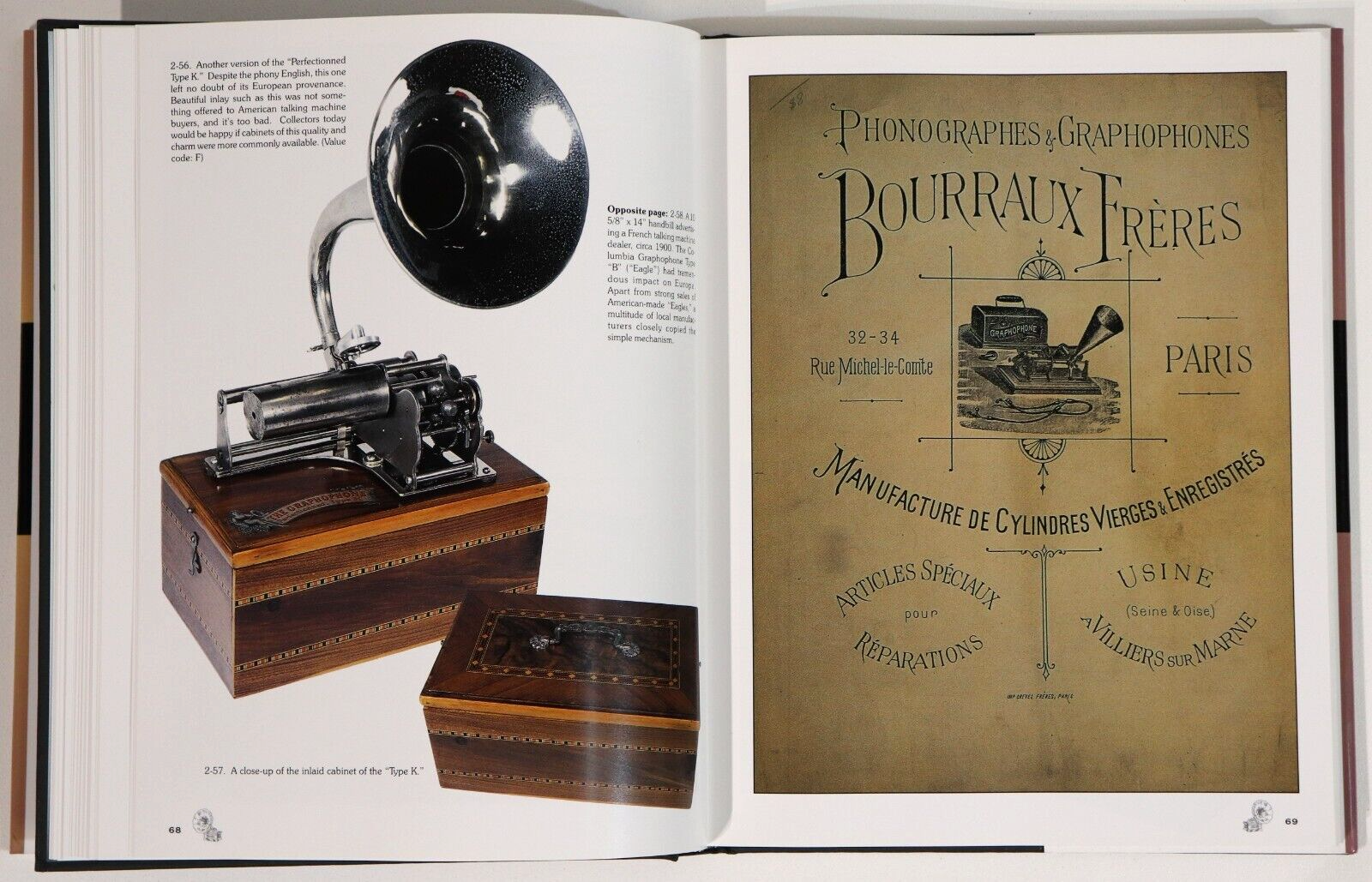 2000 Discovering Antique Phonographs Music Record Player History Reference Book