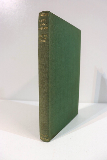 1927 Stuff & Nonsense by Walter De La Mare 1st Edition Literature Book