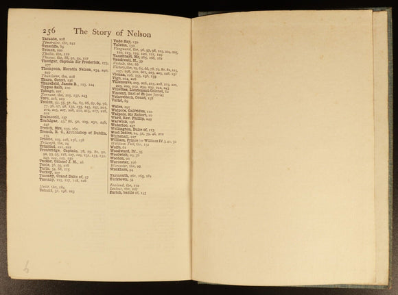 1915 The Story Of Nelson by HFB Wheeler Antique British Military History Book