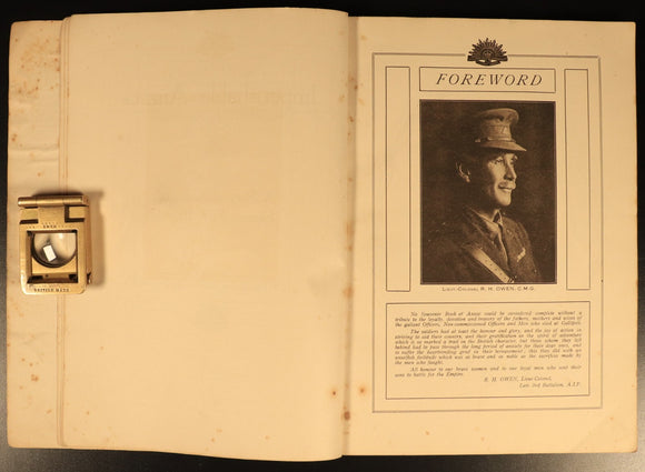 Imperishable Anzacs Story Of First Brigade 1916 Antique Military History Book